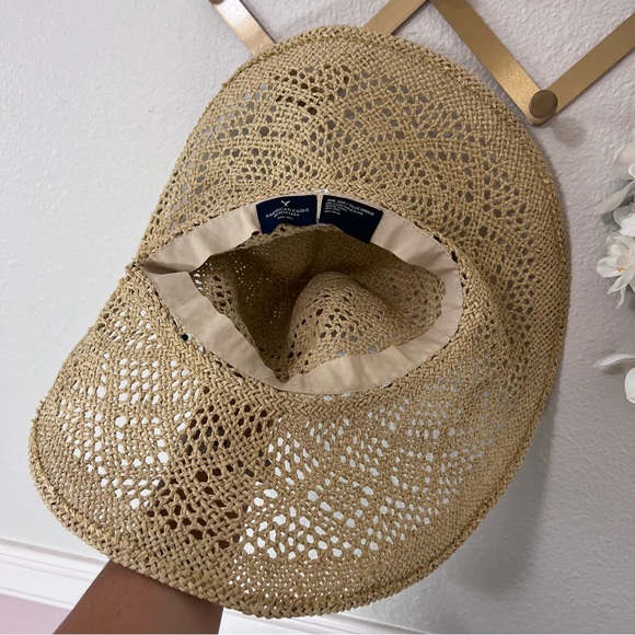 American Eagle - Wide Brim Sun Straw Vacation Hat - Picture 7 of 13